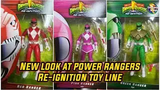 New Playmates Power Rangers Re-Ignition LEAKED Pictures | Full Team 6-Pack Revealed!