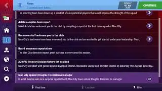 FM19 mobile - Man City - Ep1 The Beginning