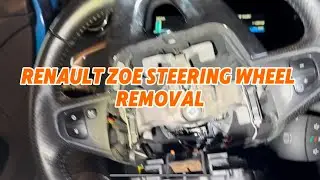 How to remove steering wheel Renault Zoe 2020