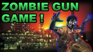Call of Duty Waw: Custom Zombies-Gun Game on zombies?!?! (Awesome refinery map)!!!!!