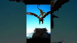 Can the leopard withstand the fury of the terror bird? 🦅🐆💥