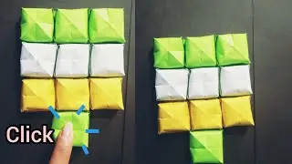 Origami Pop it (easy diy Pop it ) diy fidget toy's Pp Crafts