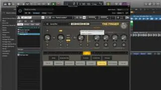 Using the Finger with logic pro