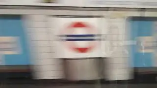 London Underground Victoria Line from London Euston to Finsbury Park