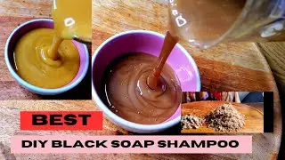 How to Make African Black Soap (NO Toxic Chemicals) - EASY Method with PRESERVATIVES.