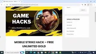 Earn Free Gold in Mobile Strike!