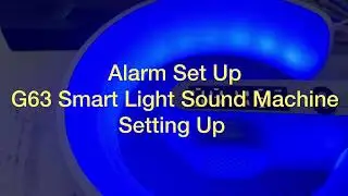 SETTING UP ALARM - G63 Smart Light Sound Machine-Temu Purchase Dimmable Sound Machine,No Wire Charge