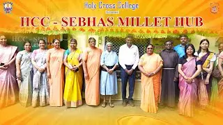 Hcc inaugurates , HCC - SEBHAS MILLET HUB | ORGANIC SHOP | FARMERS MARKET #holycrosscollege #millets