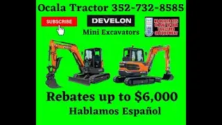 Экскаватор Develon DX 27 | Доступный лизинг в Ocala Tractor.