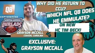 Grayson McCall: Inside the mind of a 2024 NFL QB Prospect &ndash; An all-football interview!