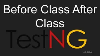 TestNG Tutorial #10 Before Class and After Class in TestNg Automate Myntra E Commerce