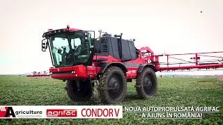 Noua autopropulsată Agrifac - CONDOR V, distribuită de APAN, în ferma Agromec Vidra!