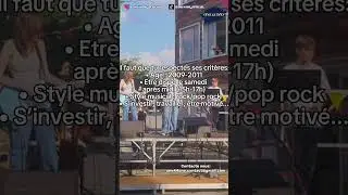 Venez sur tiktok ou insta pour plus d&rsquo;infos #musique #recrutement #batterie #rock #bondy #fyp