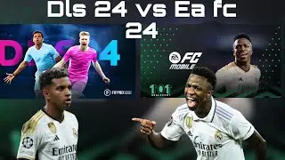 Dls 24 vs EA fc 24 Comparision graphics,freekick,penalty... #football #footballshorts #dls24 #fc24