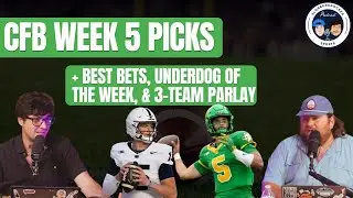 College Football Week 5 Picks: Locks of the Week, Best Bets, Underdog Pick, & Voodoo Ranger Parlay!!