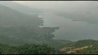 Balkawadi Dam View From Kate's Point Mahabaleshwar in Dec 2020