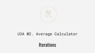 Average Calculator | Python Iterations U3AW2