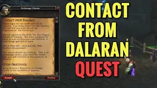 Contact From Dalaran Quest (WoW TBC)