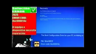 ✅🗿👨&zwj;💻 SOLUCION FIX error code 0xc000014c  boot error  File;∖boot∖BCD windows 10 11 7 8 RECOVERY 2025