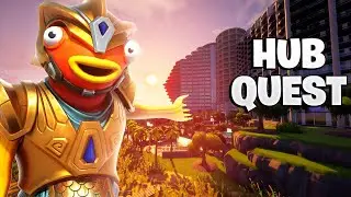 How To Find ALL 5 Beach Balls in the NEW Fortnite Creative HUB | Luxurious Resort by Fatal Creations