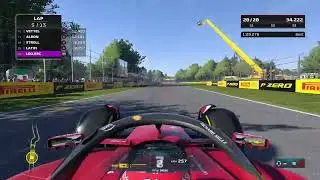 Charles Leclerc Rash Driving  in Monza F1 2022 PC Gameplay 🎮