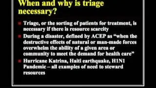 MCI Triage for Physicians