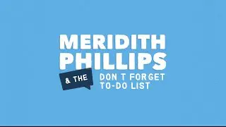 Meridith Phillips & the Don't Forget To-Do List | CadmiumCD Super Planners S1E2