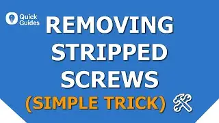 How to Remove a Stripped Screw Fast Simple Trick That Works