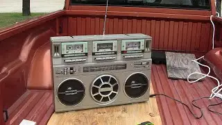 General Model No. MG-345 Play Cassette Test sounds outside you do not want to hear this & Sold