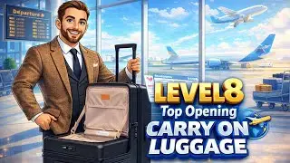 LEVEL8 Adventure Classic Top Opening Carry on Luggage - Expandable, Large Suitcases ⭐️⭐️⭐️⭐️⭐️
