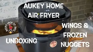 Aukey Home 5.5 Air Fryer! Frozen Chicken Nuggets and Wings! Simple and Crispy!