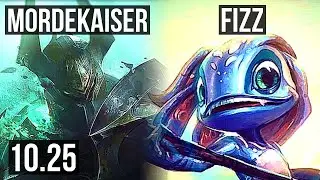 MORDEKAISER vs FIZZ (TOP) | 7/2/5, Godlike | EUW Diamond | v10.25