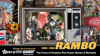Rambo: The Force of Freedom Coleco Fire-Power Rambo & General Warhawk 1986 TV Commercial