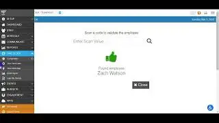 How to assign or verify an employee's time clock value