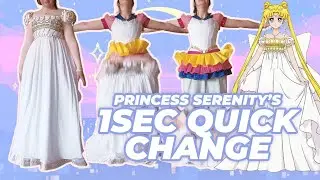 How to go from Serenity to Sailor Moon in 1 second: A QUICK CHANGE COSTUME #WCS2025