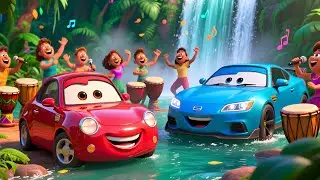 The Talking Cars in the Magical Jungle | Kids Poem | EPIC CARTOON WORLD