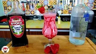 Como Fazer Drink de Morango com Leite Condensado e Vodka Perfeito