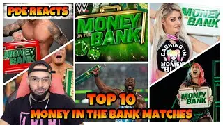 PDE Reacts | 10 Best WWE Money In The Bank Matches (REACTION)