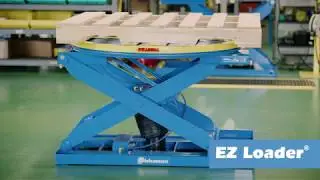 Pallet Turntable - EZ Loader Pneumatic Lift Table