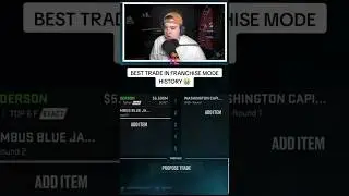 BEST TRADE IN NHL 25 FRANCHISE EVER 😭 #nhl26 #nhl #easportsnhl #nhl25 #nhl25franchise