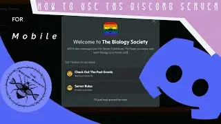 TBS Discord Server Guide | How to use the Discord Server of The Biology Society | Mobile