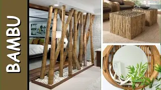 Ideias com Bambu - decoração e utilitários  -  Creative bamboo Ideas
