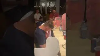 Pranking a friend passed out at a bachelor party! #Blackout #funny #viral #prank #stupid #drunk #lol
