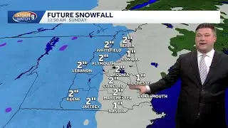 Video: Colder weather ahead of weekend snow