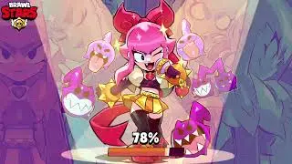 brawl stars cz.2.  bez głosu , przetestowanie Melodie oraz test Larry'ego i Lawrie'go.