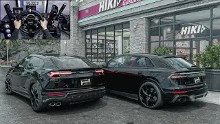 Audi RSQ8 & Lamborghini Urus - The crew motorfest | Steering Wheel Gameplay