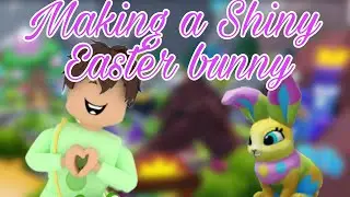 Evolutioning my very First Easter Pet in to a Shiny in Ropet! (Roblox) 🐰