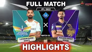 LSG vs KKR 53RD MATCH HIGHLIGHTS 2022 | IPL 2022 LUCKNOW vs KOLKATA 53RD MATCH HIGHLIGHTS&nbsp;#LSGvKKR