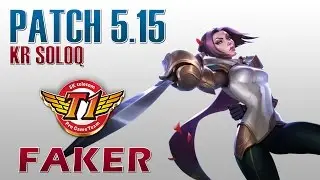 SKT T1 Faker - Fiora Top Lane - KR SoloQ