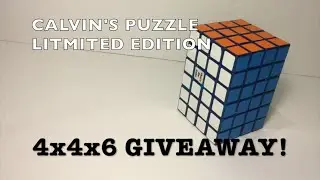 GIVEAWAY! Limited Edition 4x4x6 (Calvin's Puzzle Transparent Blue) 2 Year Anniversary!